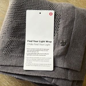 Lululemon Find Your Light Wrap one size